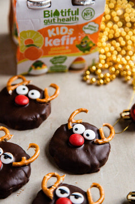 Delicious & Healthy Kids Reindeer Cookies!