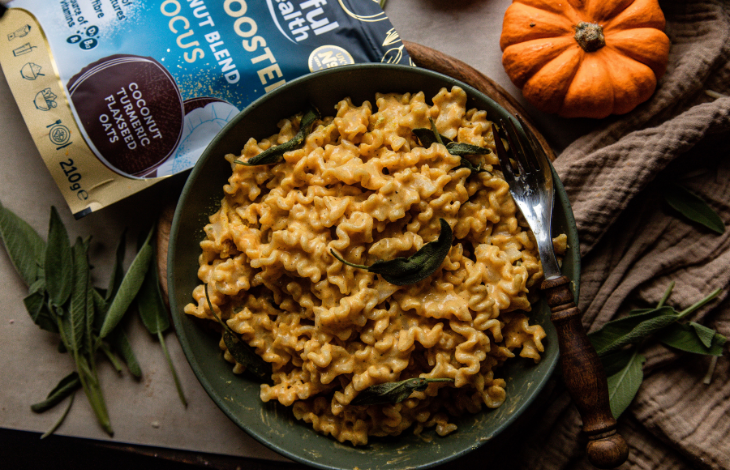 Delicious & Healthy Pumpkin Mac and Cheese Recipe!