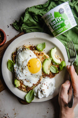 The Ultimate Cheesy Potato Savoury Protein Pancakes