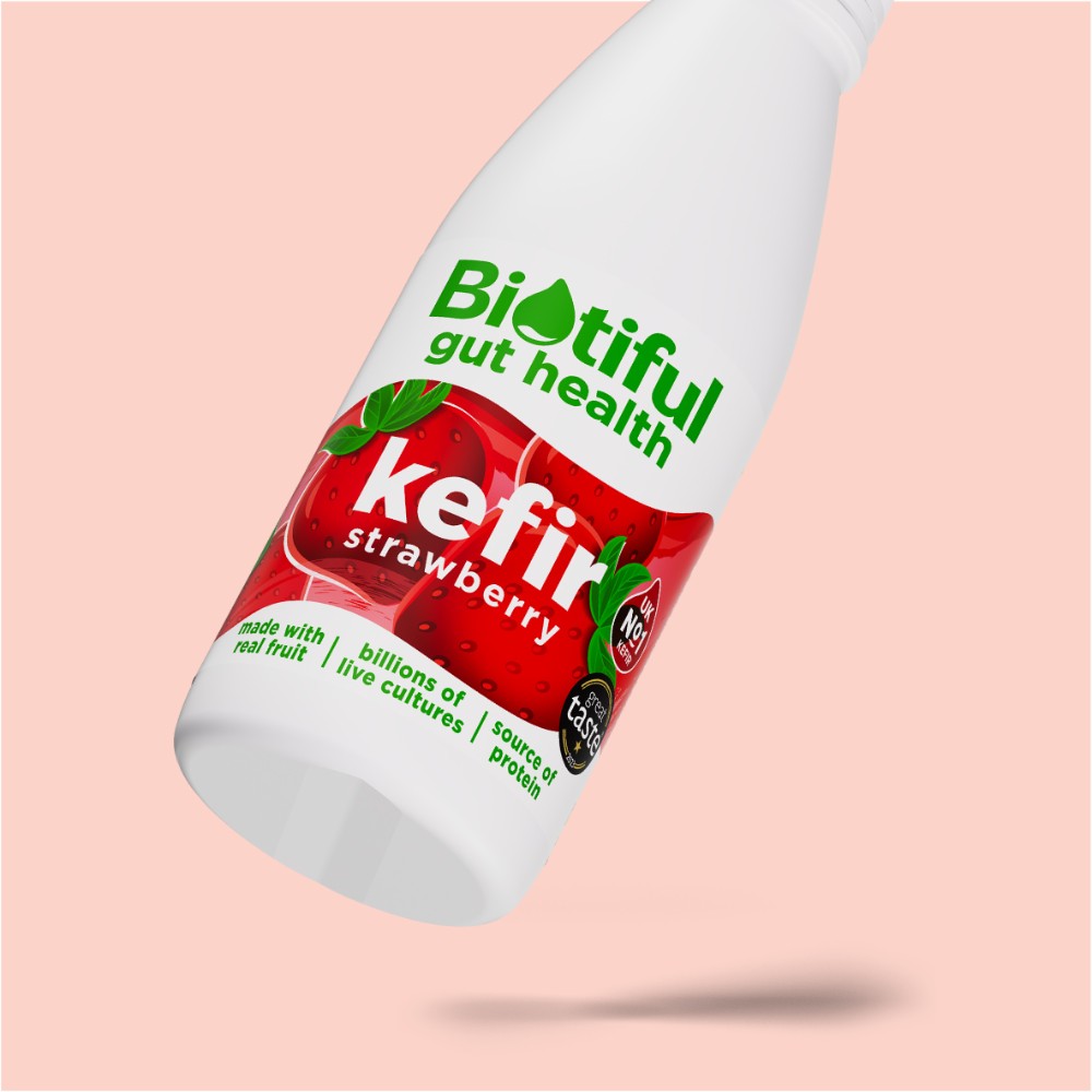 Biotiful Kefir Strawberry Drink 500ml