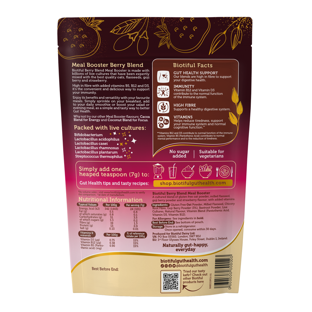 Meal Booster Berry Blend Immunity - Gut Health Powder