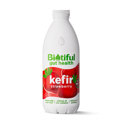 Biotiful Kefir Strawberry Drink 1L