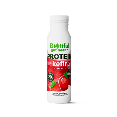 Biotiful Kefir High Protein Shake Strawberry 330ml