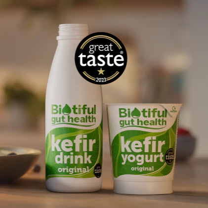 Image of kefir drink original and kefir yogurt original winning great taste award 2023