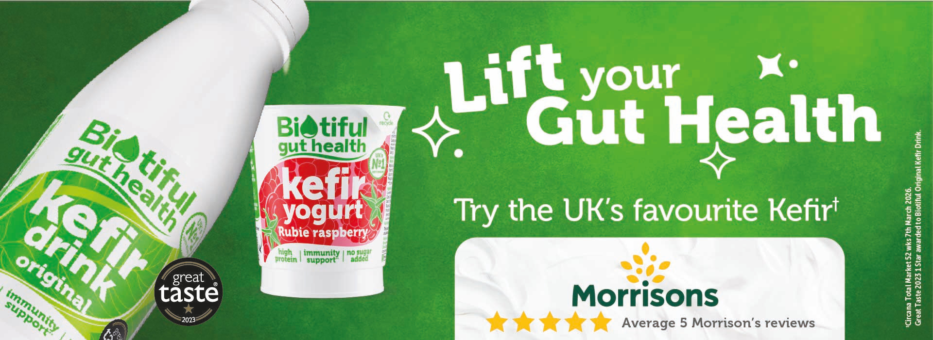 Morrisons – Biotiful Gut Health
