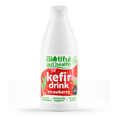 Biotiful Kefir Strawberry Drink 1L