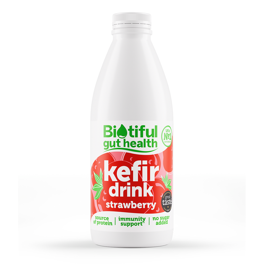 Biotiful Kefir Strawberry Drink 1L – Biotiful Gut Health