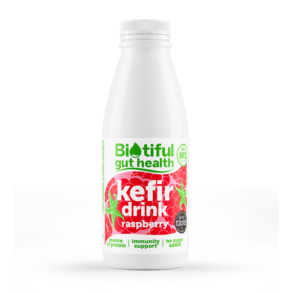 Graham's Raspberry Kefir Biotiful Kefir Raspberry Drink 500ml – Biotiful Gut Health