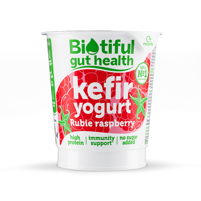 Biotiful Kefir Yogurt Rubie Raspberry 350g UAE